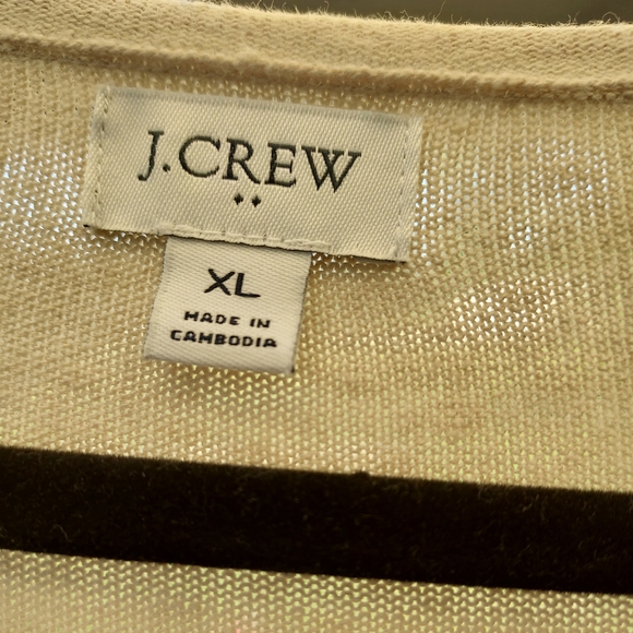JCREW V-Neck linen blend sweater - Picture 2 of 3
